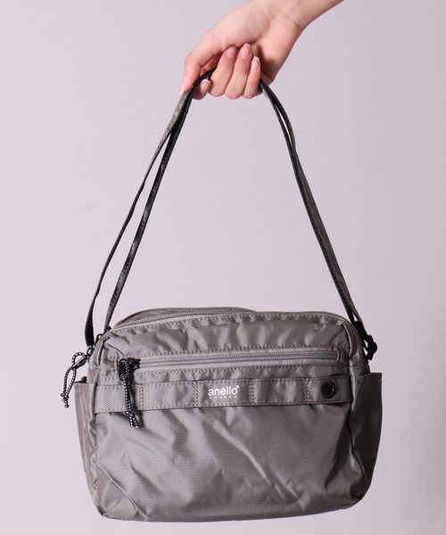 anello(アネロ)の「(LF)【anello】【ユニセックス】ラウンド ショルダーバッグ(ショルダーバッグ・レディース・ライトグレー/ブラック/パープル/ネイビー/ブラウン/レッド/ターコイズブルー・FREE)」の20枚目の写真