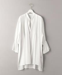 BEAUTY&YOUTH UNITED ARROWS | BY コットンアムンゼンスキッパーネック7分袖チュニックブラウス◆(シャツ/ブラウス)