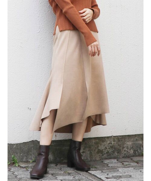 dazzlin（ダズリン）の「スエードライクマーメイドスカート（スカート・レディース・アイボリー/ブラウン/キャメル・FREE）」の13枚目の写真