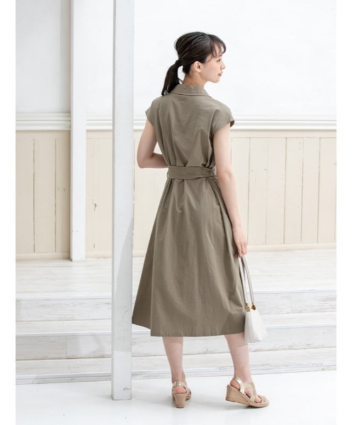 fifth（フィフス）の「ウエッジソールクロスゴムサンダル（サンダル・レディース・ブラック/ベージュ/ライトカーキ/ゴールド・23.5cm/24.5cm/23.0cm/24.0cm/25.0cm/22.5㎝/22.5cm）」の20枚目の写真