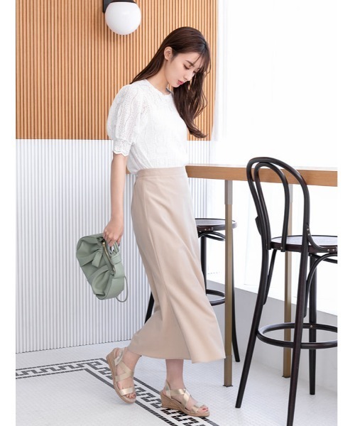 fifth（フィフス）の「ウエッジソールクロスゴムサンダル（サンダル・レディース・ブラック/ベージュ/ライトカーキ/ゴールド・23.5cm/24.5cm/23.0cm/24.0cm/25.0cm/22.5㎝/22.5cm）」の10枚目の写真