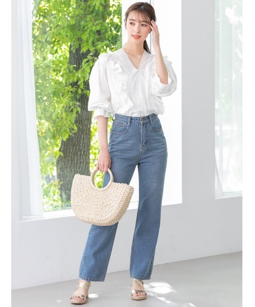 fifth（フィフス）の「ウエッジソールクロスゴムサンダル（サンダル・レディース・ブラック/ベージュ/ライトカーキ/ゴールド・23.5cm/24.5cm/23.0cm/24.0cm/25.0cm/22.5㎝/22.5cm）」の14枚目の写真