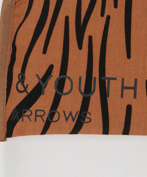 BEAUTY&YOUTH UNITED ARROWS（ビューティーアンドユースユナイテッドアローズ）の「BY∴ ゼブラプリントポータブルバッグ（トートバッグ・レディース・ブラウン/ライトブルー/ブラック・FREE）」の6枚目の写真