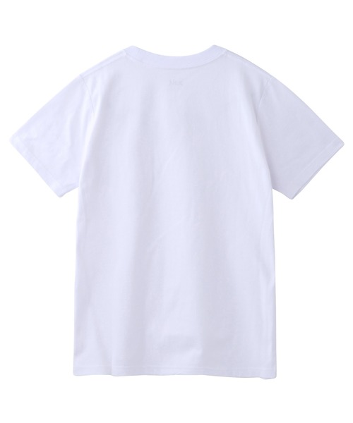 X-girl（エックスガール）の「CURVE LOGO S/S REGULAR TEE（Tシャツ/カットソー・レディース・ホワイト/イエロー/ブラック/アッシュ/ライトブルー/グリーン/ピンク・1/2）」の11枚目の写真