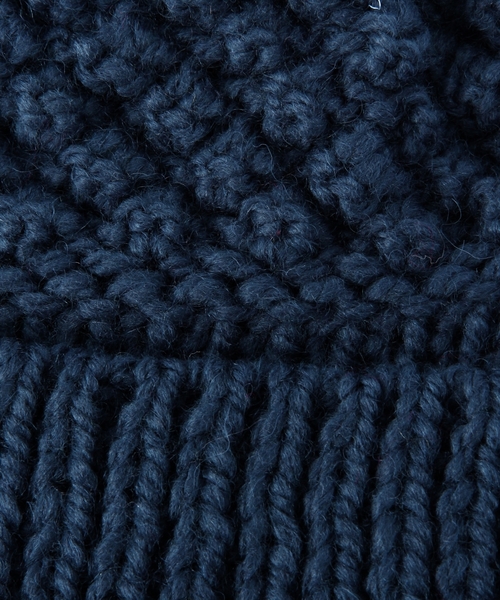 coen（コーエン）の「ポップコーンニットキャップ（ニットキャップ/ビーニー・レディース・ホワイト/レッド/ネイビー・フリー）」の6枚目の写真