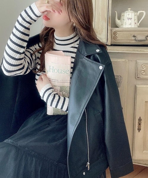 Chloe✨お値下げレザーライダースジャケット定価52万！SALE ❣️お洒落です Chloe✨お値下げレザーライダースジャケット定価52万！SALE ❣️お洒落です