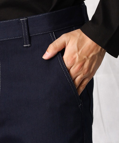 β MEN（ベータメン）の「エクストラフィッティングデニム　ジョッパーズ（デニムパンツ・メンズ・ブラック/ネイビー・MEDIUM/LARGE）」の7枚目の写真