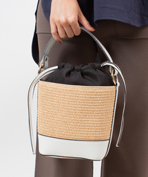 Rouge vif | Maison Vincent かごバケツBAG(ショルダーバッグ)