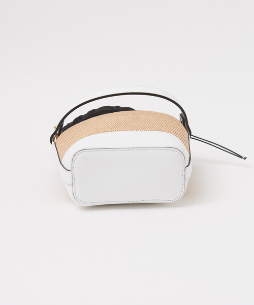Rouge vif（ルージュヴィフ）の「Maison Vincent かごバケツBAG（ショルダーバッグ・レディース・ホワイト・フリー）」の7枚目の写真
