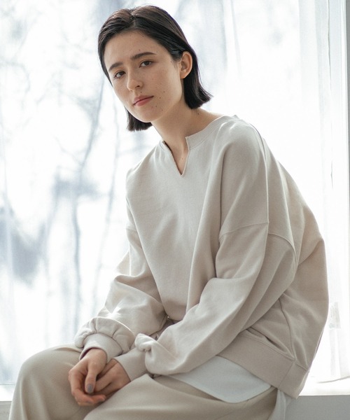 セール ヘムテイルパフ袖裏毛プルオーバー Tシャツ カットソー Niko And ニコアンド のファッション通販 Zozotown