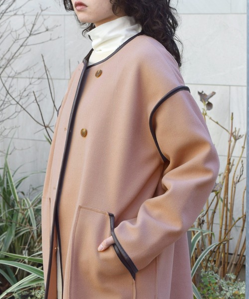 w closet（ダブルクローゼット）の「パイピングノーカラーショート