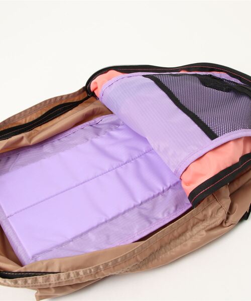 チチカカ(チチカカ)の「バイカラーデイパック(バックパック/リュック・レディース・ブラック/ベージュ/パープル/グレー/イエロー・FREE)」の9枚目の写真