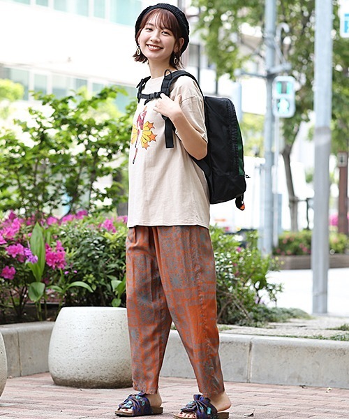 チチカカ(チチカカ)の「バイカラーデイパック(バックパック/リュック・レディース・ブラック/ベージュ/パープル/グレー/イエロー・FREE)」の14枚目の写真