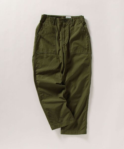 SHIPS any（シップス エニィ）の「SHIPS any: STANDARD 日本製 ベイカー パンツ<WOMEN>（その他パンツ・レディース・オリーブ/オフホワイト・4/3/5）」の2枚目の写真