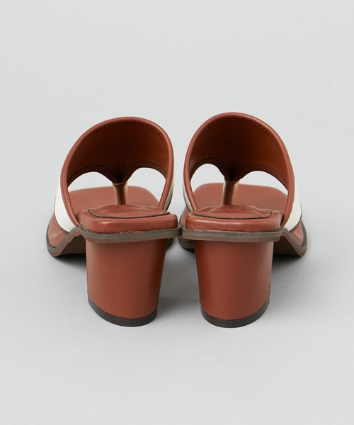 CIAOPANIC（チャオパニック）の「キャンバストングスリムサンダル（サンダル・レディース・ブラック/ブラウン・36/37/38）」の5枚目の写真