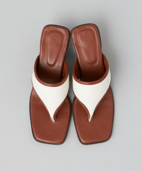 CIAOPANIC（チャオパニック）の「キャンバストングスリムサンダル（サンダル・レディース・ブラック/ブラウン・36/37/38）」の8枚目の写真