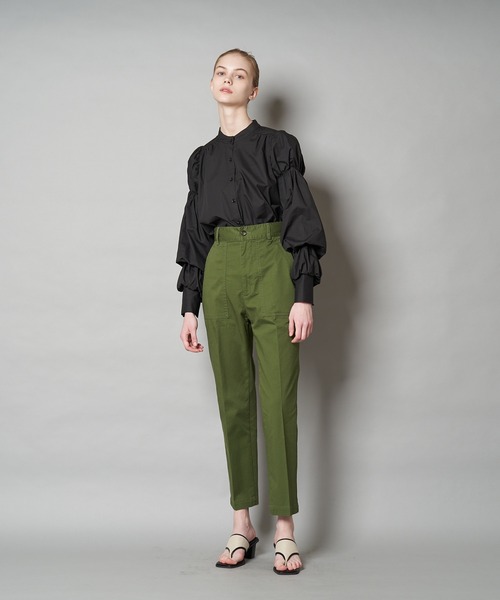 CIAOPANIC（チャオパニック）の「キャンバストングスリムサンダル（サンダル・レディース・ブラック/ブラウン・36/37/38）」の13枚目の写真