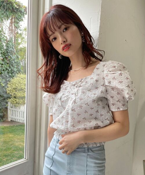 セール ガーデンフラワーブラウス シャツ ブラウス Majestic Legon マジェスティックレゴン のファッション通販 Zozotown