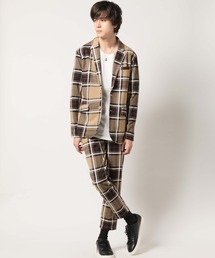 ARCADE（アーケード）の「裏毛スウェットジャケット＆アンクル丈パンツ　セットアップ（スーツセット）」