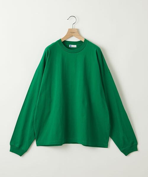 info. BEAUTY&YOUTH(インフォビューティアンドユース)の「【WEB限定】 <info. BEAUTY&YOUTH> スーパービッグ ロンT(Tシャツ/カットソー・メンズ・イエロー/ライラック/ライトグレー/ライトブルー/オリーブ/ホワイト/ベージュ/ブラック/ライトピンク/ケリー/その他1/パープル/その他2/コバルトブルー/ライム/シルバー/グレー/その他3/ロイヤルブルー・L/XL/M)」の19枚目の写真