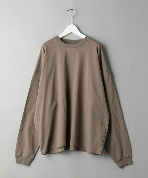 info. BEAUTY&YOUTH(インフォビューティアンドユース)の「【WEB限定】 <info. BEAUTY&YOUTH> スーパービッグ ロンT(Tシャツ/カットソー・メンズ・イエロー/ライラック/ライトグレー/ライトブルー/オリーブ/ホワイト/ベージュ/ブラック/ライトピンク/ケリー/その他1/パープル/その他2/コバルトブルー/ライム/シルバー/グレー/その他3/ロイヤルブルー・L/XL/M)」の7枚目の写真