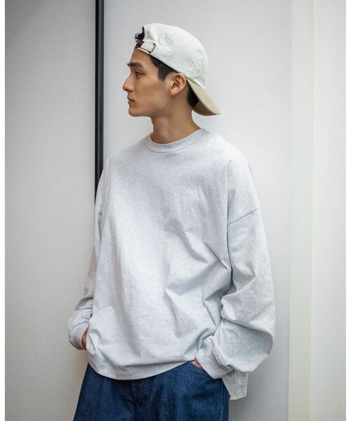 info. BEAUTY&YOUTH(インフォビューティアンドユース)の「【WEB限定】 <info. BEAUTY&YOUTH> スーパービッグ ロンT(Tシャツ/カットソー・メンズ・イエロー/ライラック/ライトグレー/ライトブルー/オリーブ/ホワイト/ベージュ/ブラック/ライトピンク/ケリー/その他1/パープル/その他2/コバルトブルー/ライム/シルバー/グレー/その他3/ロイヤルブルー・L/XL/M)」の16枚目の写真