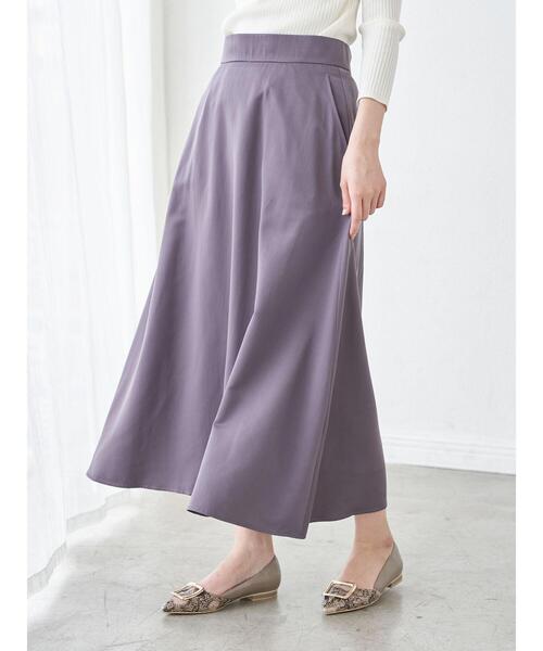 YECCA VECCA（イェッカヴェッカ）の「フレアロングスカート（スカート・レディース・ミント/ライトグレー/モカ・S/M）」の13枚目の写真