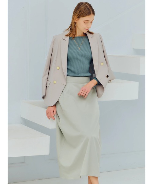 YECCA VECCA（イェッカヴェッカ）の「フレアロングスカート（スカート・レディース・ミント/ライトグレー/モカ・S/M）」の11枚目の写真