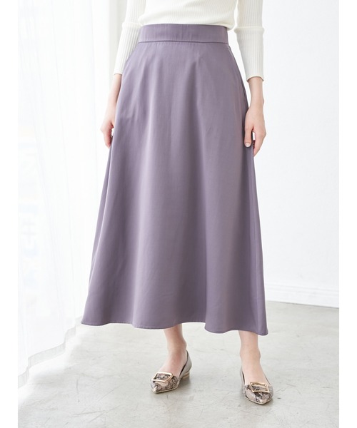 YECCA VECCA（イェッカヴェッカ）の「フレアロングスカート（スカート・レディース・ミント/ライトグレー/モカ・S/M）」の9枚目の写真