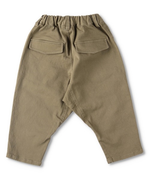 BRANSHES(ブランシェス)の「ストレッチツイルクロップドパンツ(その他パンツ・キッズ・ベージュ/ライトグリーン・90cm/120cm/110cm/100cm/140cm/130cm/150cm)」の4枚目の写真