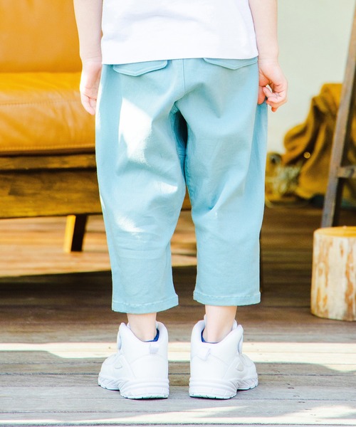 BRANSHES(ブランシェス)の「ストレッチツイルクロップドパンツ(その他パンツ・キッズ・ベージュ/ライトグリーン・90cm/120cm/110cm/100cm/140cm/130cm/150cm)」の15枚目の写真