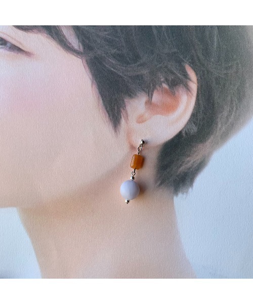 tone(トーン)の「【-lensa-】小ぶりナチュラルピアス(MA)(ピアス(両耳用)・レディース・シルバー・FREE)」の3枚目の写真