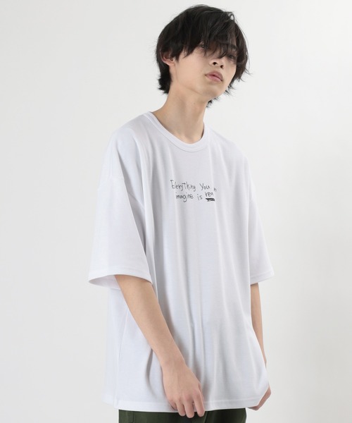 make a ray!（メイク ア レイ！）の「Skater ＆ Surf/スケーター＆サーフ ストリートスタイル バックプリントTシャツ（Tシャツ/カットソー・メンズ・パープル/ホワイト系その他/ライトピンク/ホワイト系その他2/ホワイト/ブルーグリーン・M/L）」の16枚目の写真