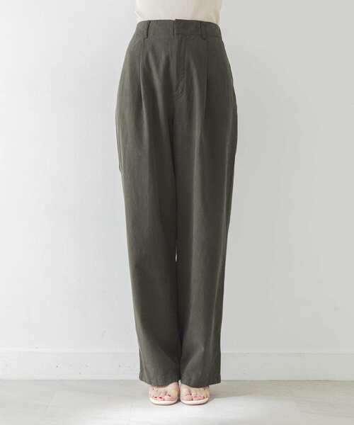 URBAN RESEARCH（アーバンリサーチ）の「ヘムベルトタックパンツ（その他パンツ・レディース・ホワイト系その他/カーキ・38/36）」の16枚目の写真