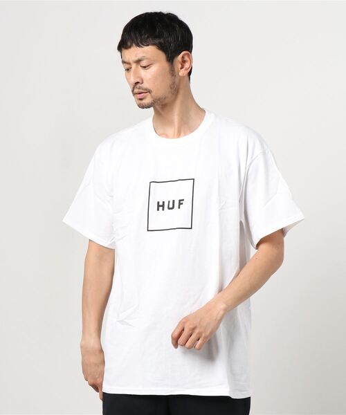 HUF(ハフ)の「【 HUF / ハフ 】 ESSENTIALS BOX LOGO / エッセンシャル ボックス ロゴ半袖Tシャツ TS00507(Tシャツ/カットソー・メンズ・ブラック/ホワイト/ヘザーグレー・M/L/S/XL)」の14枚目の写真