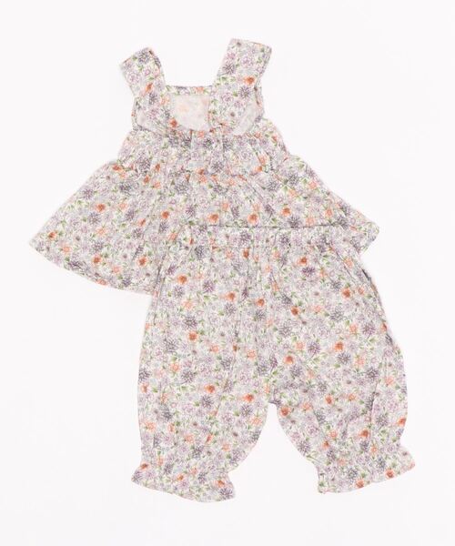 la poche biscuit（ラポシェビスキュイ）の「ガールズワンマイルウェア（ルームウェア/パジャマ・キッズ・ブラック/ブルー/ラベンダー・90/100/110/120/80/130/140）」の4枚目の写真