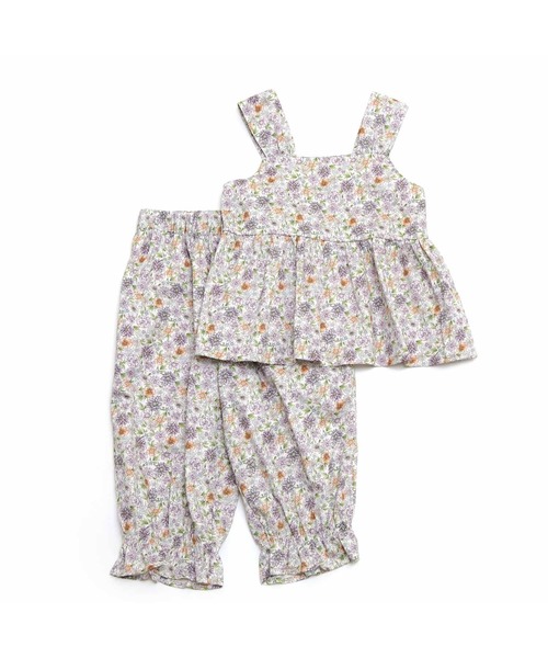 la poche biscuit（ラポシェビスキュイ）の「ガールズワンマイルウェア（ルームウェア/パジャマ・キッズ・ブラック/ブルー/ラベンダー・90/100/110/120/80/130/140）」の7枚目の写真