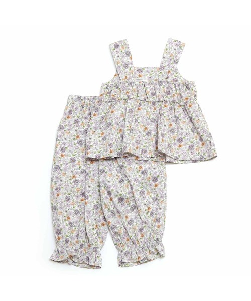 la poche biscuit（ラポシェビスキュイ）の「ガールズワンマイルウェア（ルームウェア/パジャマ・キッズ・ブラック/ブルー/ラベンダー・90/100/110/120/80/130/140）」の6枚目の写真