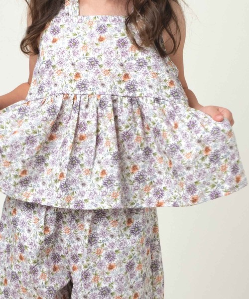 la poche biscuit（ラポシェビスキュイ）の「ガールズワンマイルウェア（ルームウェア/パジャマ・キッズ・ブラック/ブルー/ラベンダー・90/100/110/120/80/130/140）」の10枚目の写真