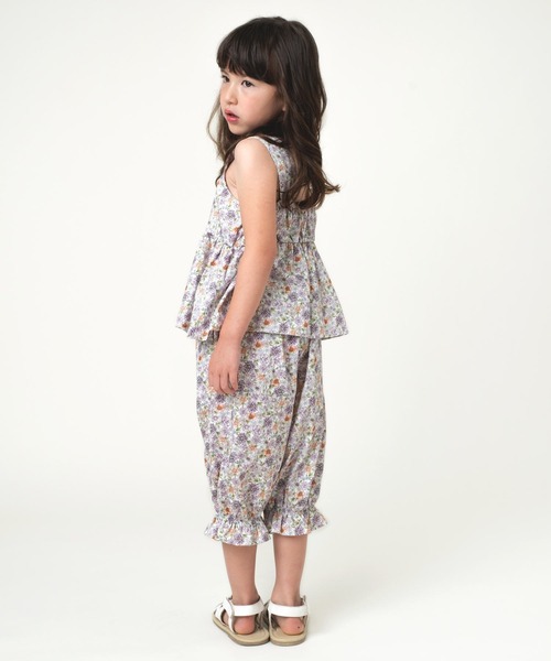 la poche biscuit（ラポシェビスキュイ）の「ガールズワンマイルウェア（ルームウェア/パジャマ・キッズ・ブラック/ブルー/ラベンダー・90/100/110/120/80/130/140）」の9枚目の写真