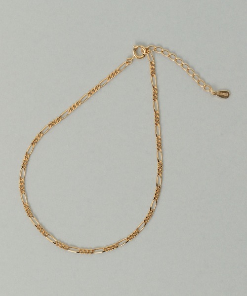 PAS TIERRA（パティエラ）の「-Chaine- 喜平ロングショートチェーンアンクレット（アンクレット・レディース・シルバー/イエローゴールド・FREE）」の2枚目の写真