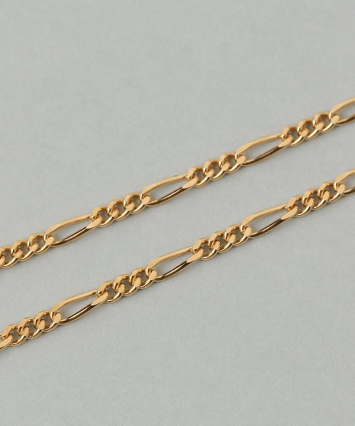 PAS TIERRA（パティエラ）の「-Chaine- 喜平ロングショートチェーンアンクレット（アンクレット・レディース・シルバー/イエローゴールド・FREE）」の3枚目の写真