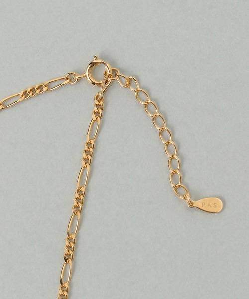 PAS TIERRA（パティエラ）の「-Chaine- 喜平ロングショートチェーンアンクレット（アンクレット・レディース・シルバー/イエローゴールド・FREE）」の4枚目の写真