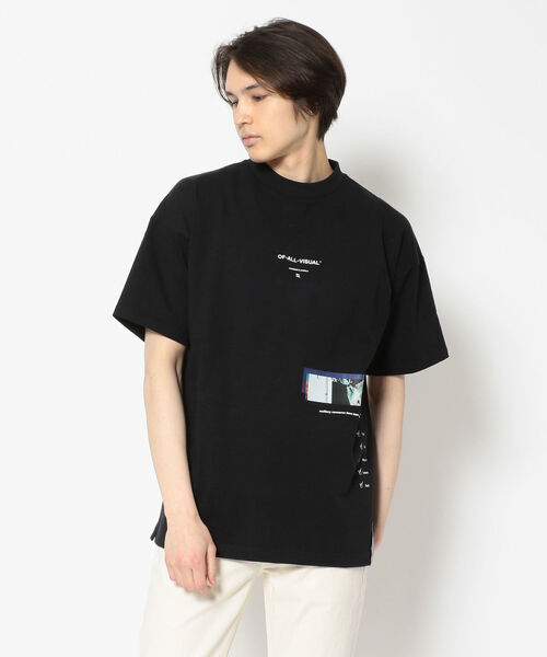 A4A（エーフォーエー）の「A4A（エーフォーエー）CLLAGE Tシャツ（Tシャツ/カットソー・メンズ・ホワイト/ブラック・FREE）」の5枚目の写真