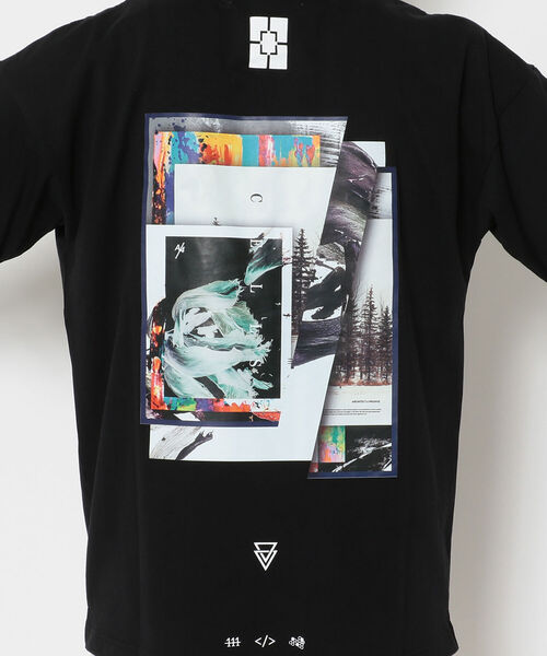 A4A（エーフォーエー）の「A4A（エーフォーエー）CLLAGE Tシャツ（Tシャツ/カットソー・メンズ・ホワイト/ブラック・FREE）」の7枚目の写真