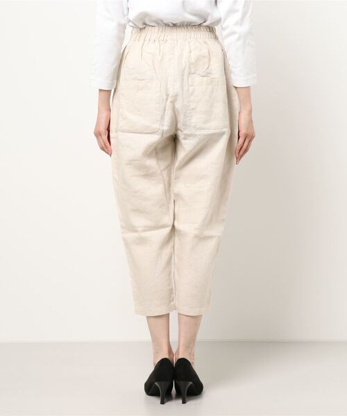 aimoha（アイモハ）の「綿麻ゆったり9分丈パンツ（その他パンツ・レディース・モカ/オレンジ/グリーン/ベージュ/ブラック/ホワイト・FREE）」の18枚目の写真