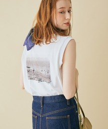MADEMOISELLE ROPE' | ボンボヤージュノースリーブTシャツ(Tシャツ/カットソー)