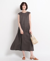 JET（ジェット）の「◆【ウォッシャブル】ライトリネンノースリーブワンピース（ワンピース）」