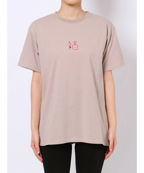 merry jenny（メリージェニー）の「福 Tee（Tシャツ/カットソー・レディース・ブラック/ブラウン/オフホワイト・FREE）」の8枚目の写真