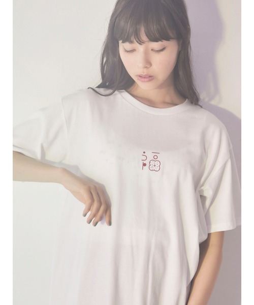 merry jenny（メリージェニー）の「福 Tee（Tシャツ/カットソー・レディース・ブラック/ブラウン/オフホワイト・FREE）」の22枚目の写真